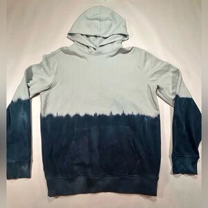 Gap Tie Dye Hoodie Blue Dip Dye Medium